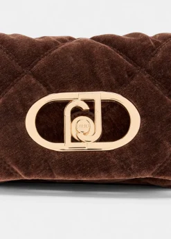 Borsa LaPuffy piccola in velluto