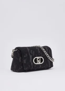 Borsa media LaPuffy in pizzo