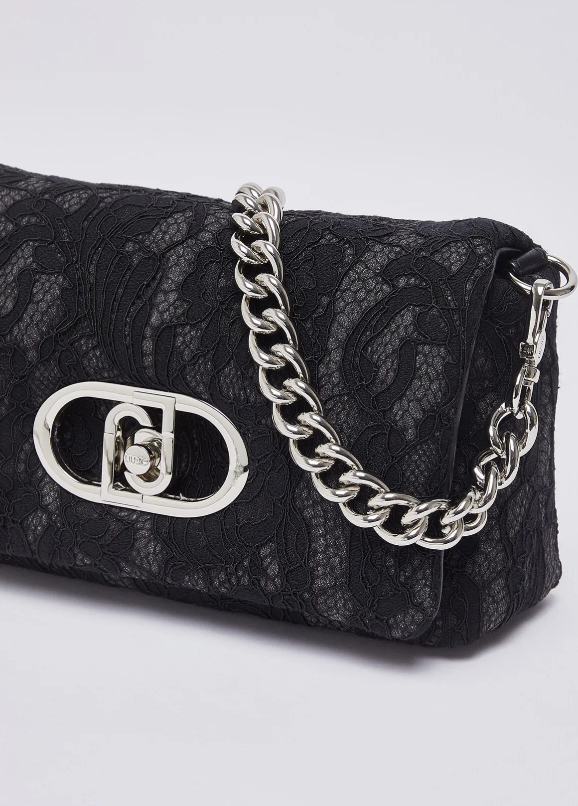 Borsa media LaPuffy in pizzo
