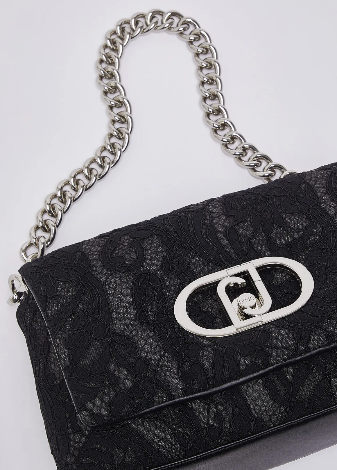 Borsa media LaPuffy in pizzo