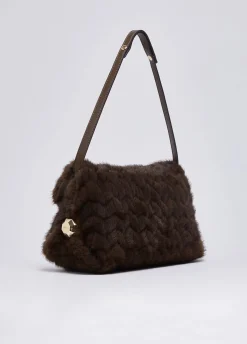 Borsa Riccy in pelliccia sintetica