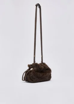 Borsa Riccy piccola in pelliccia sintetica