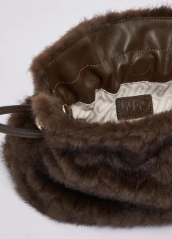 Borsa Riccy piccola in pelliccia sintetica
