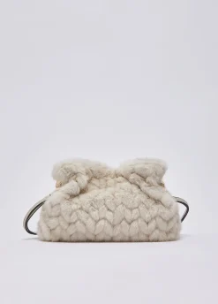 Borsa Riccy piccola in pelliccia sintetica