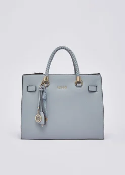 Borsa satchel media con charms