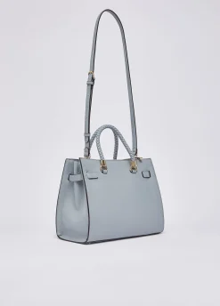 Borsa satchel media con charms