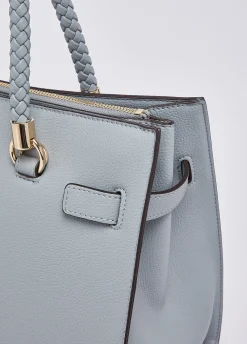 Borsa satchel media con charms
