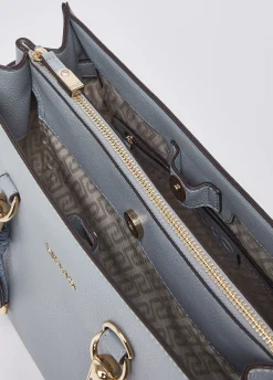 Borsa satchel media con charms