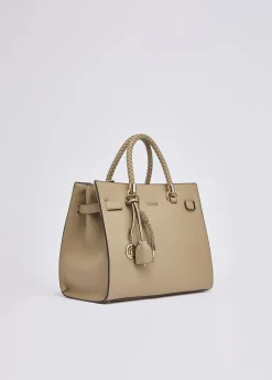 Borsa satchel media con charms