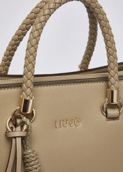 Borsa satchel media con charms