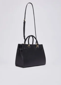 Borsa satchel media con charms