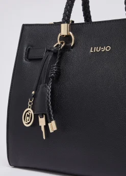 Borsa satchel media con charms