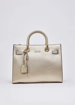 Borsa satchel media con charms