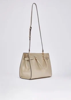 Borsa satchel media con charms