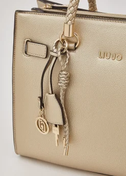 Borsa satchel media con charms