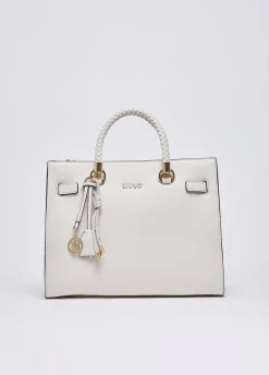 Borsa satchel media con charms