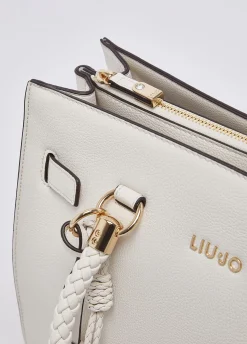 Borsa satchel media con charms