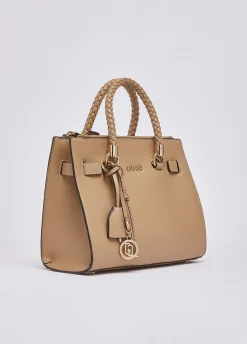 Borsa satchel piccola con charms