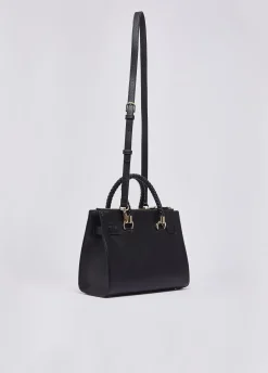 Borsa satchel piccola con charms