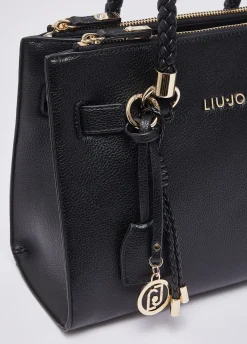 Borsa satchel piccola con charms