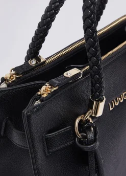 Borsa satchel piccola con charms