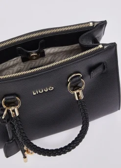 Borsa satchel piccola con charms