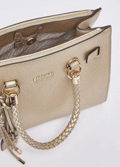Borsa satchel piccola con charms