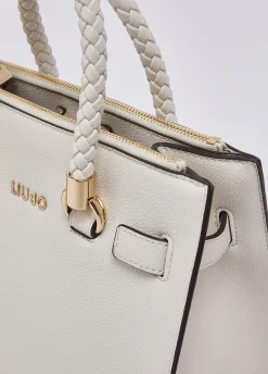 Borsa satchel piccola con charms