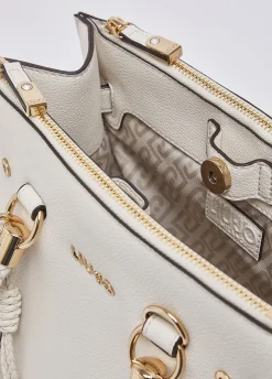 Borsa satchel piccola con charms