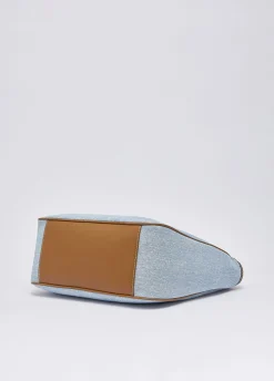 Borsa tote grande in denim