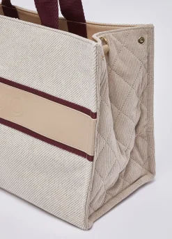 Borsa tote grande in panno
