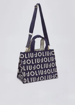 Borsa tote media in maglia