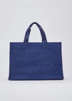 Borsa tote media in maglia
