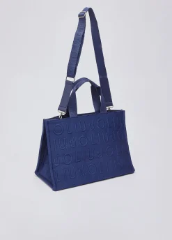 Borsa tote media in maglia
