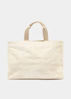 Borsa tote media in maglia