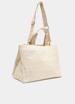 Borsa tote media in maglia