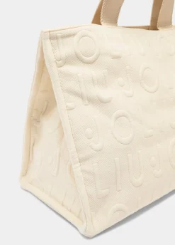Borsa tote media in maglia