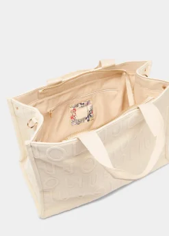 Borsa tote media in maglia