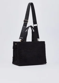 Borsa tote piccola in teddy