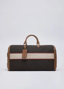 Borsone da viaggio in jacquard