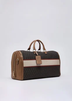 Borsone da viaggio in jacquard