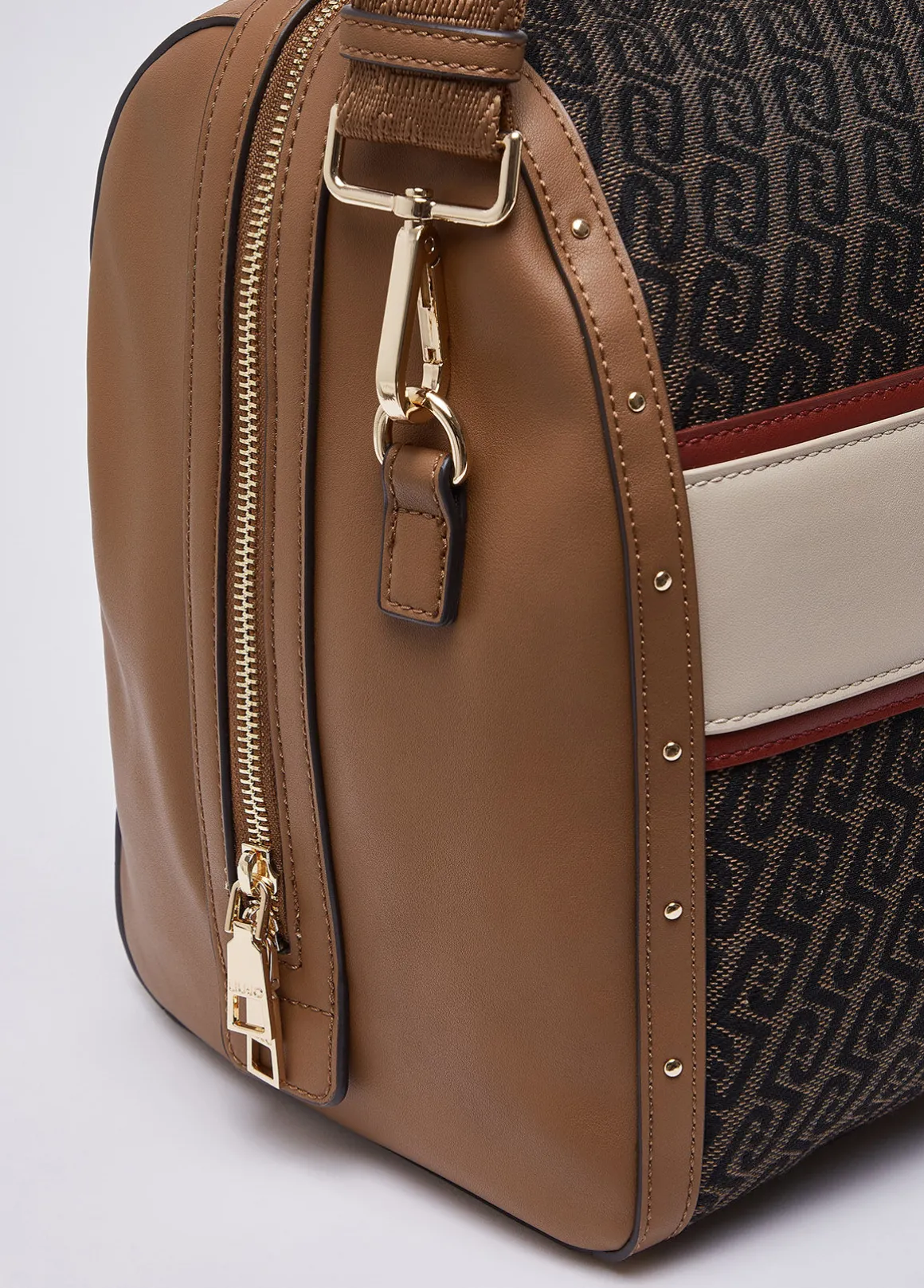 Borsone da viaggio in jacquard