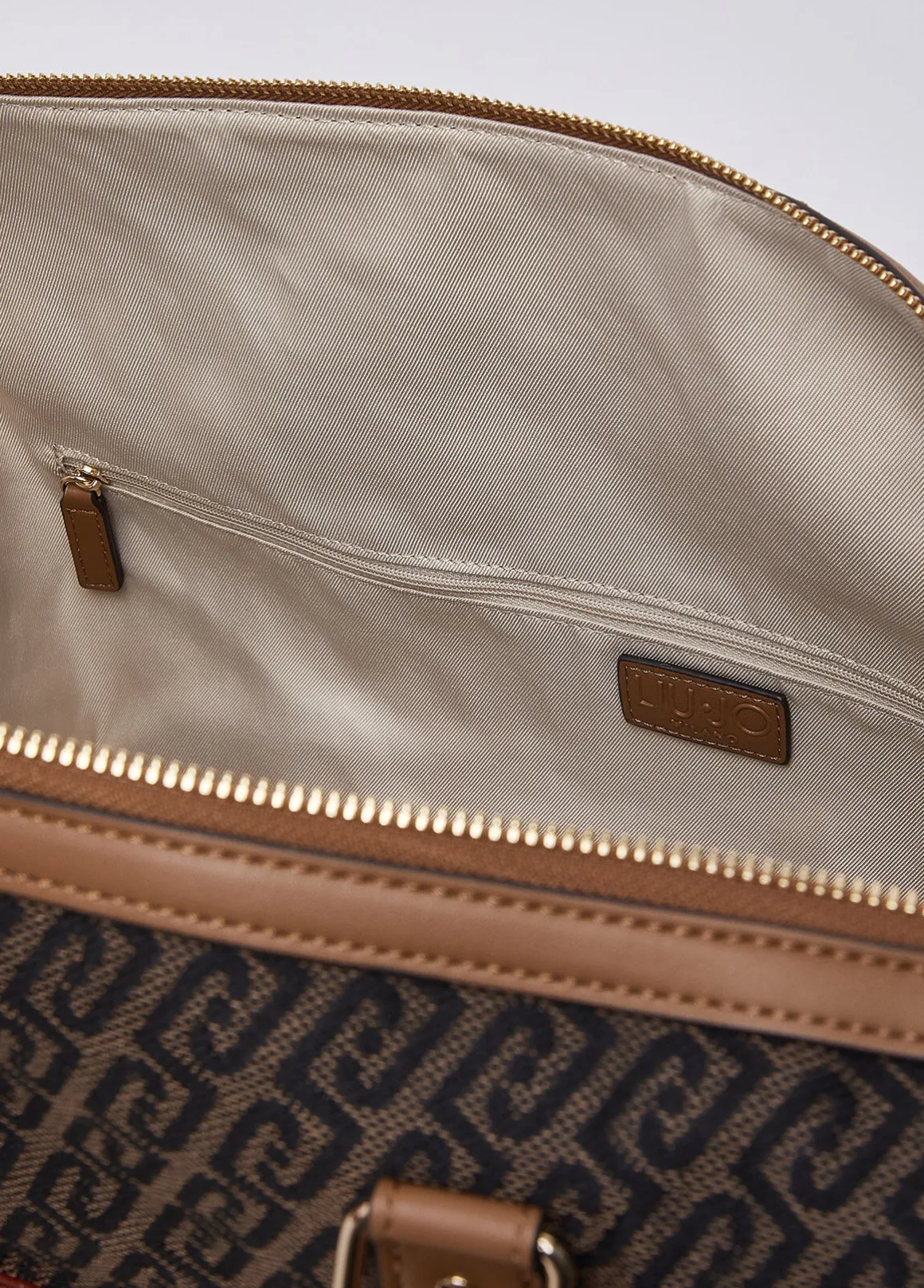 Borsone da viaggio in jacquard