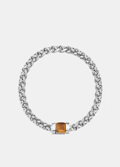 Bracciale da uomo con pietra