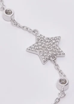 Bracciale in argento con brill