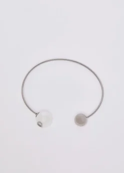 Bracciale semirigido con perle
