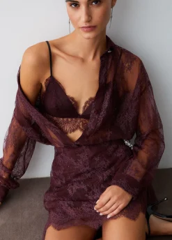 Bralette in pizzo chantilly