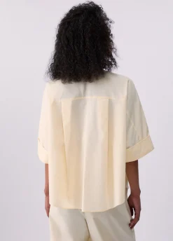 Camicia con applicazioni gioiello