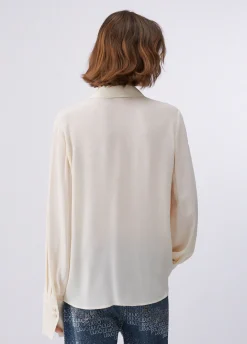 Camicia con bottoni logati