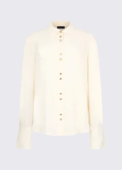 Camicia con bottoni logati